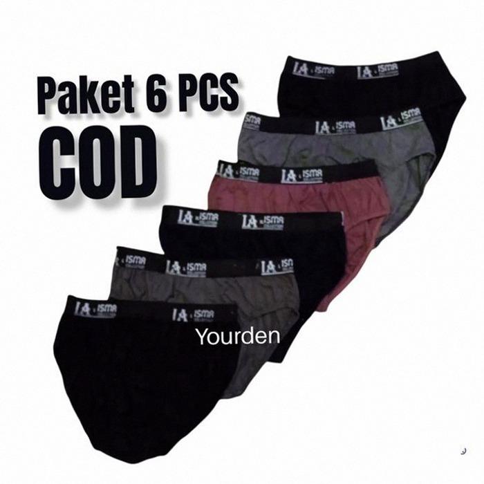 6 pcs CD celana dalam pria dewasa | Hot Item