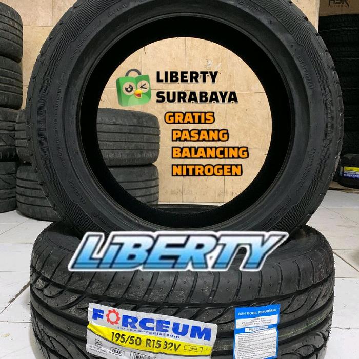 Ban Mobil Ring 15 195/50 Merk Forceum  , Ban Mobil Pelek Ring 15