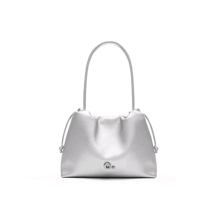 MUVA Cloud Shoulder Bag - MUVA Serut - MUVA Shoulder Bag - MUVA Silver - Tas Viral Bagus Murah MUVA 