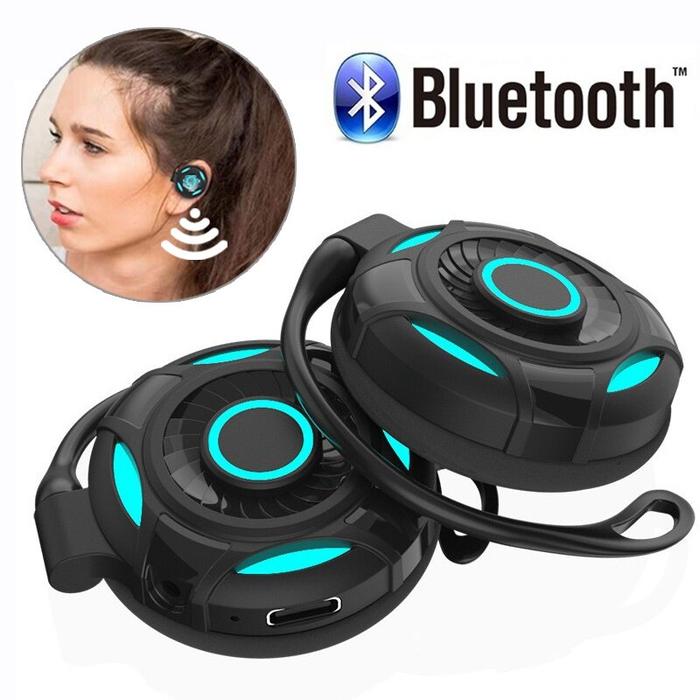TWS Earphone Bluetooth 5.2, Headphone Olahraga Bluetooth Nirkabel,