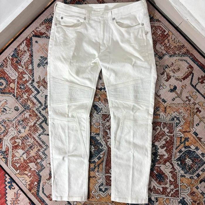 CELANA PANJANG NEIL BARRETT PUTIH SECOND SIZE 32