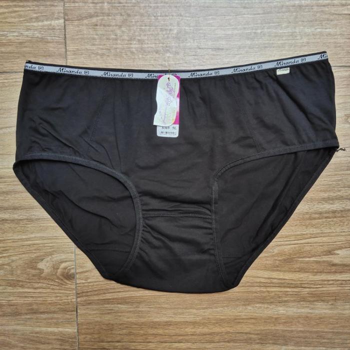 Celana Dalam/CD Wanita OVERSIZE SUPER JUMBO BB 85 - 150 kg Bahan Katun 4L 5L 6L  - MIRANDA 8369