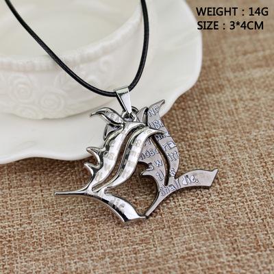 Kalung Anime Death Note L - Necklace Unik Aksesoris Cosplay & Hadiah (Premium, Stylish, Koleksi) - Y