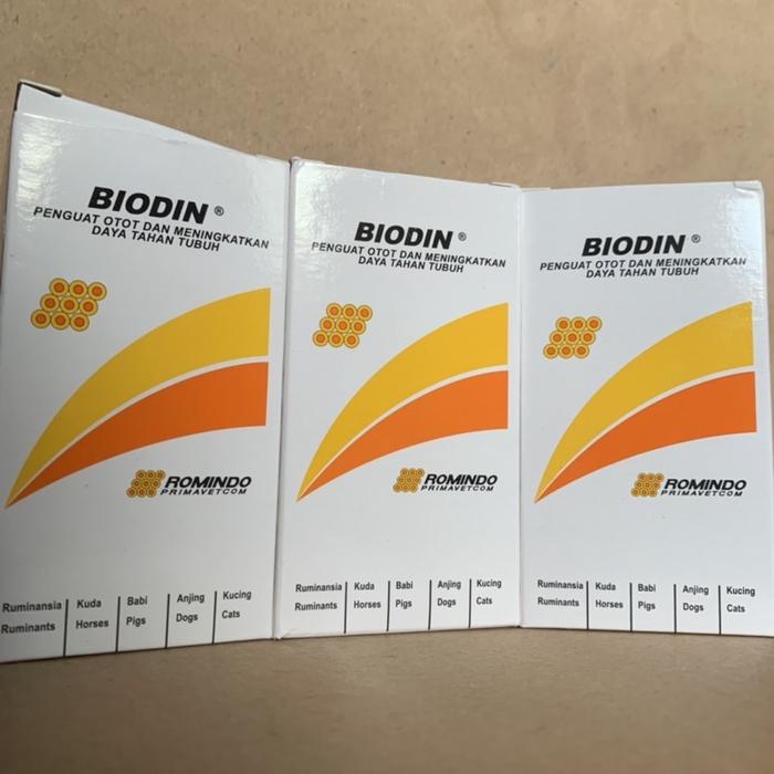 BIODIN 50ml BIODIN 100ml ROMINDO Menguatkan Otot Stamina Daya Tahan