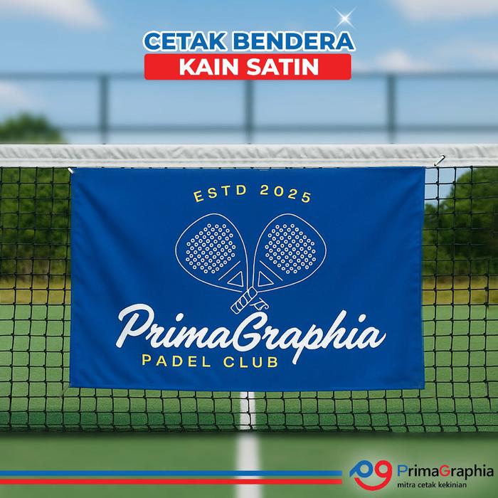 Custom Bendera Printing Kain Textile Satin Premium Bendera Komunitas dan lain lain