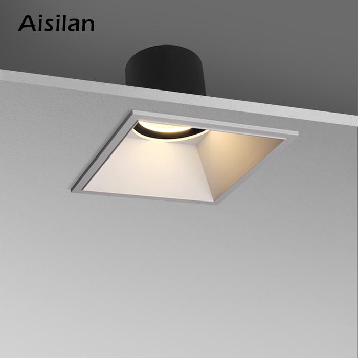 Aisilan Lampu Sorot LED Kotak Tertanam Lampu Rumah Villa Lampu