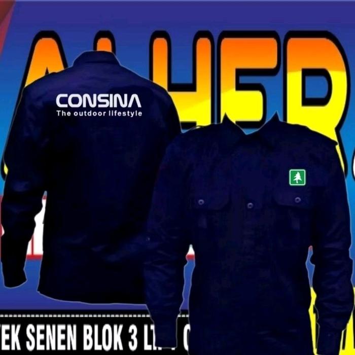 ready stok kemeja Consina baju Consina kemeja outdoor Consina baju outdoor Consina seragam Consina b