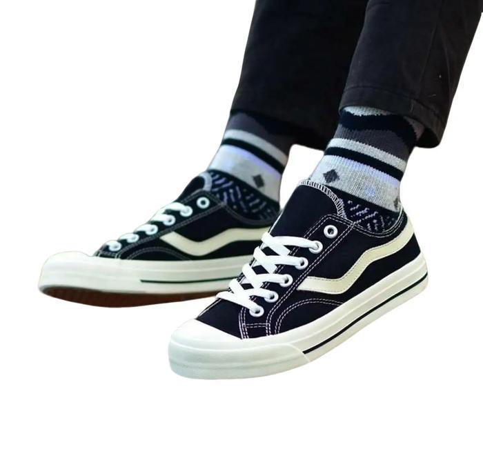 Sepatu Sneakers Casual Public Low Venstela Pria Wanita Ventela Karet | Kekinian