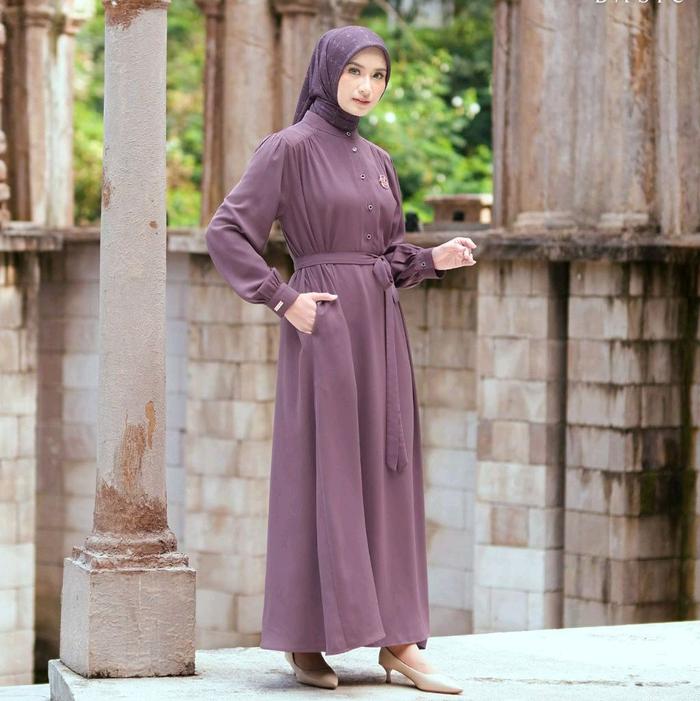 elena basic dress & Tunik by Aden hijab by Anggraeni Muslim