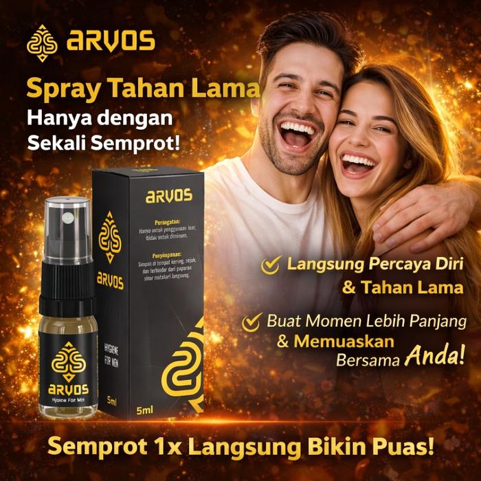 Arvos Spray Herbal Pria | Nyaman Dipakai • Perawatan Keharmonisan Pasangan