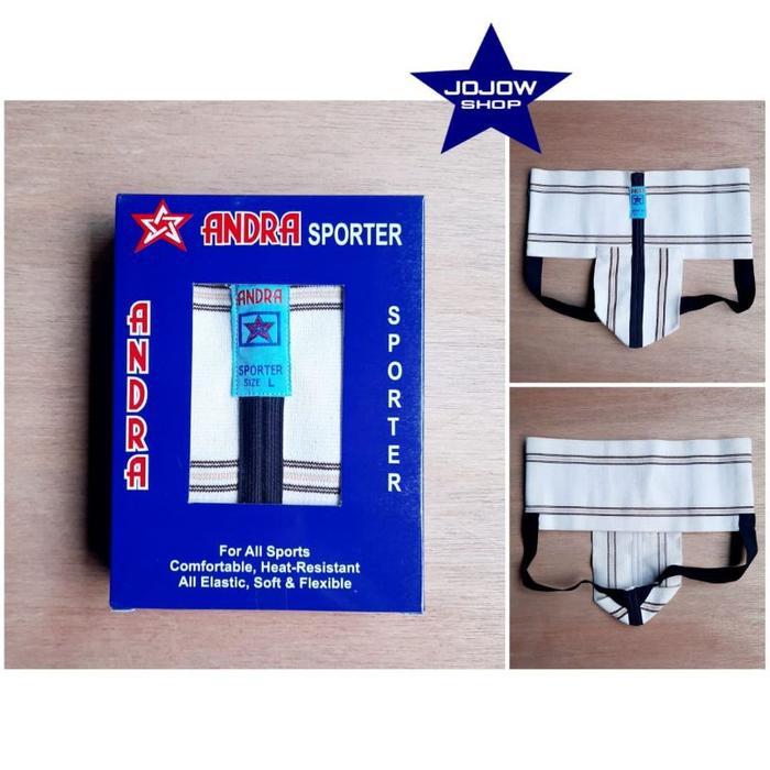 PREMIUM Celana Dalam Turun Berok Pria | Korset Olahraga | Anti Hernia | ANDRA
