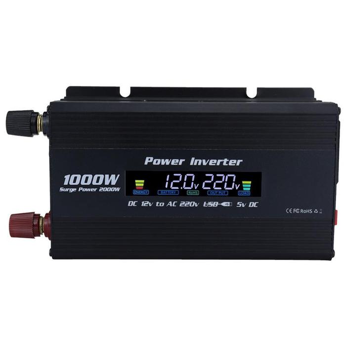 Universal Household Car Inverter LED 1000W/2000W Power Converter LED