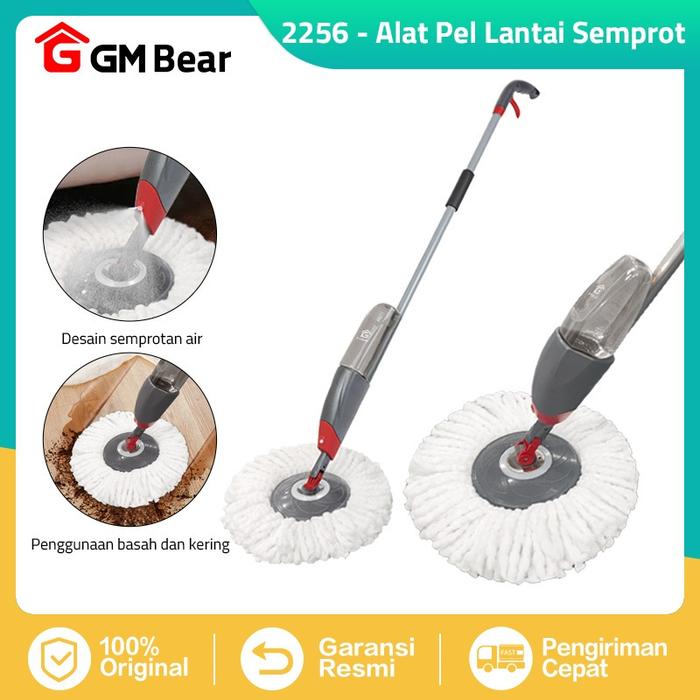 Gm Bear Alat Pel Lantai Semprot 2256 - Mop Alat Pel Lantai Semprot