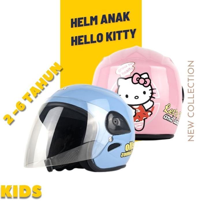 Ready Helm Anak Anak Balita Sni Half Face Perempuan Laki 26 Kter Lucu
