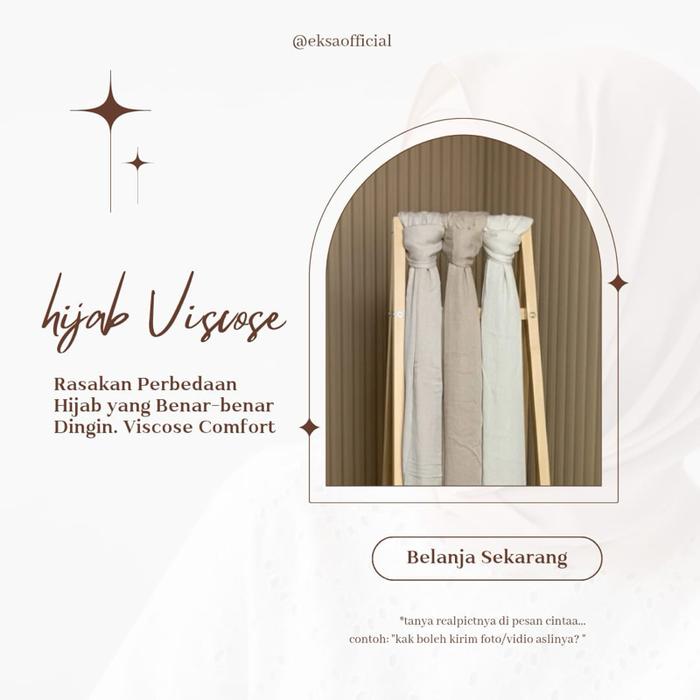 hijab viscose by eksa hijab muslimah