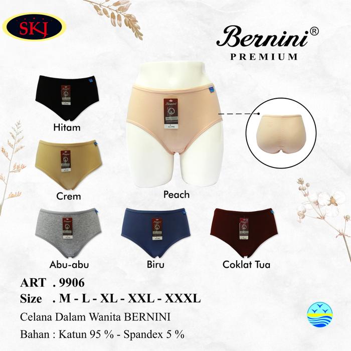 CD Wanita BERNINI 9905 Karet Elastis model Mini / Celana Dalam Perempuan