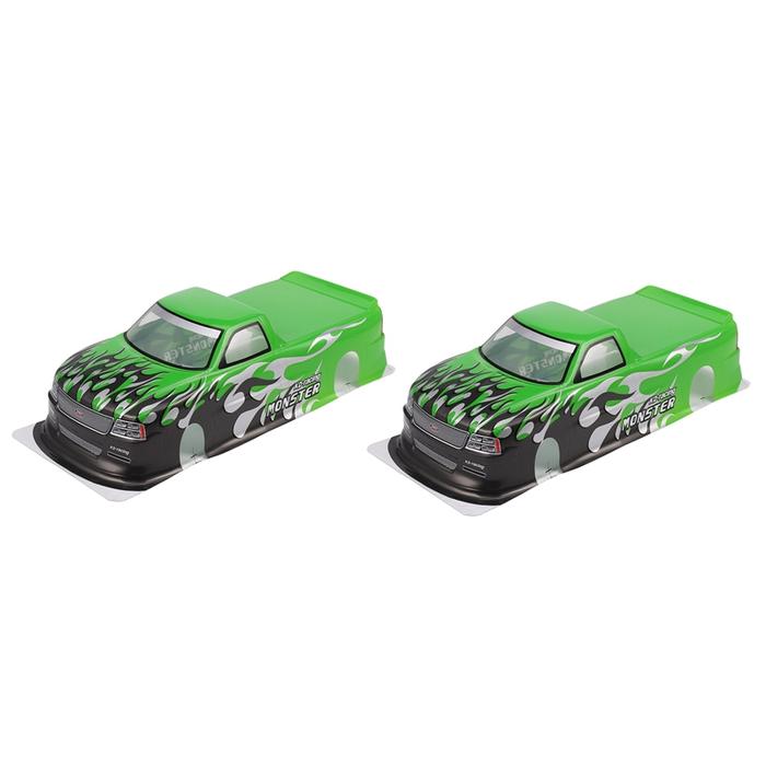 2X untuk 1/10 RC Mobil Venom T-10 PVC Dicat Kerangka Tubuh 1/10 RC