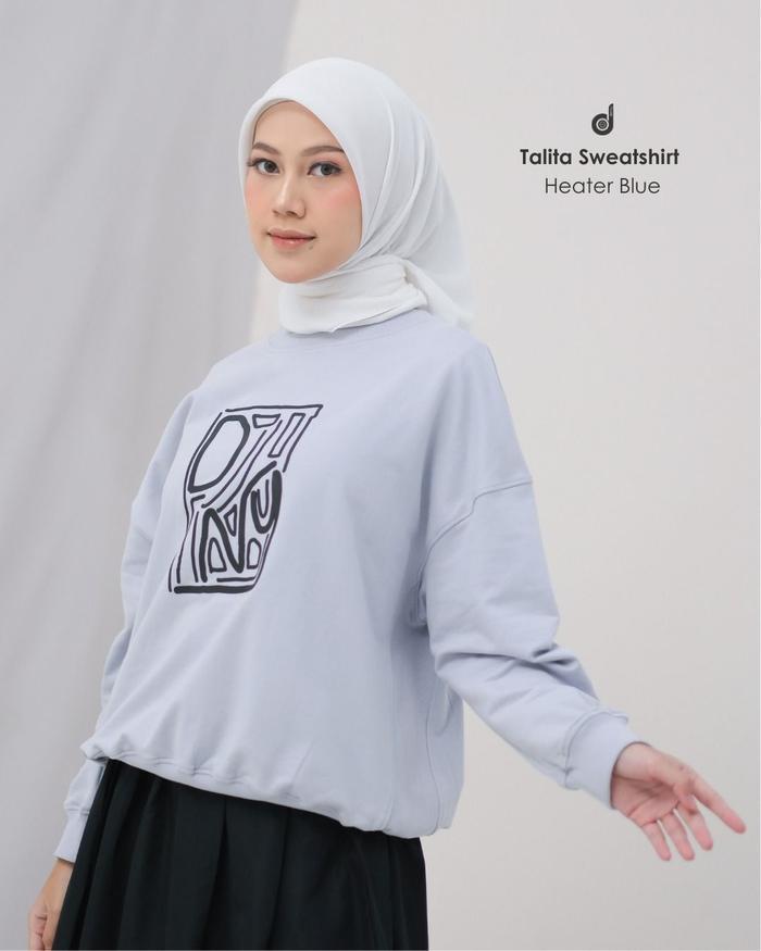 SWEATSHIRT DEENAY TALITA BAHAN BABY TERRY ALL SIZE