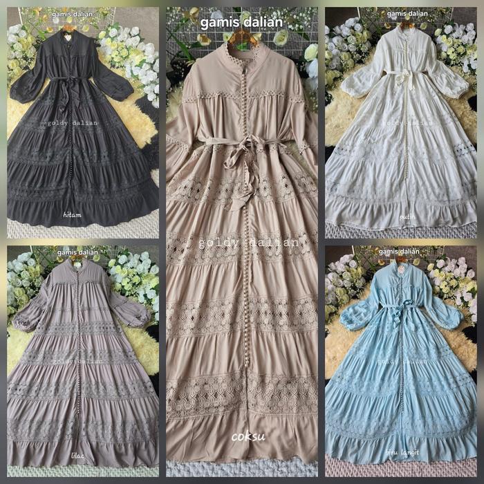 Lagamis Gamis Dalian Kancing 1000 Import BKK By Goldy