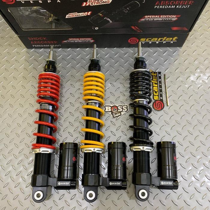 Shock Tabung Scarlet Rear Vespa Sprint Primavera