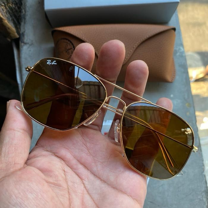 kacamata rayban sz 58 kaca coklat