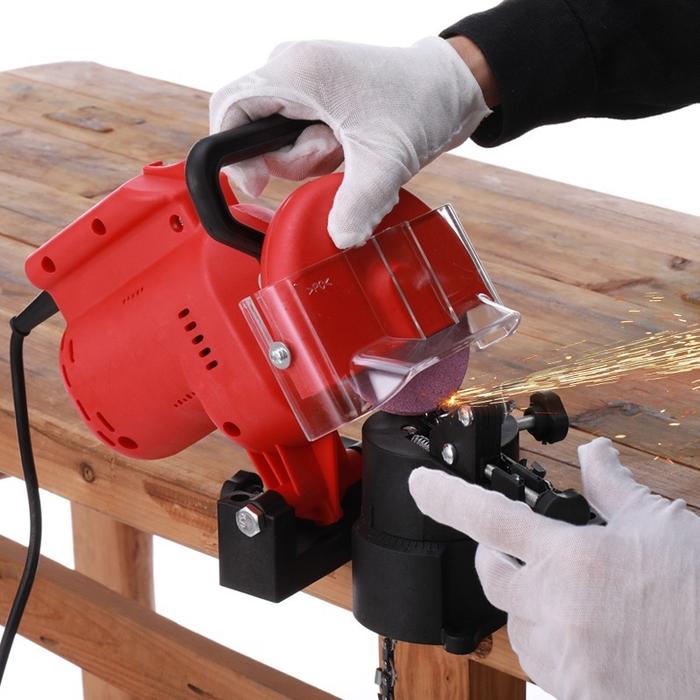 Electric Chainsaw Grinder Chain Sharpener Tools Bench Grinding Machine Household Wheel Sander 220V 2