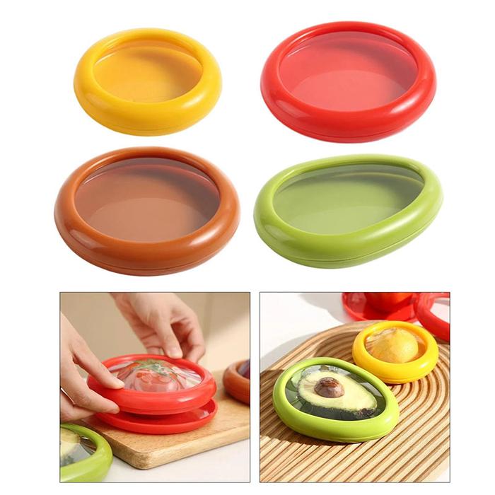 Fruit Vegetable Fresh-keeping Cover Avocado Food Storage Box Fruit