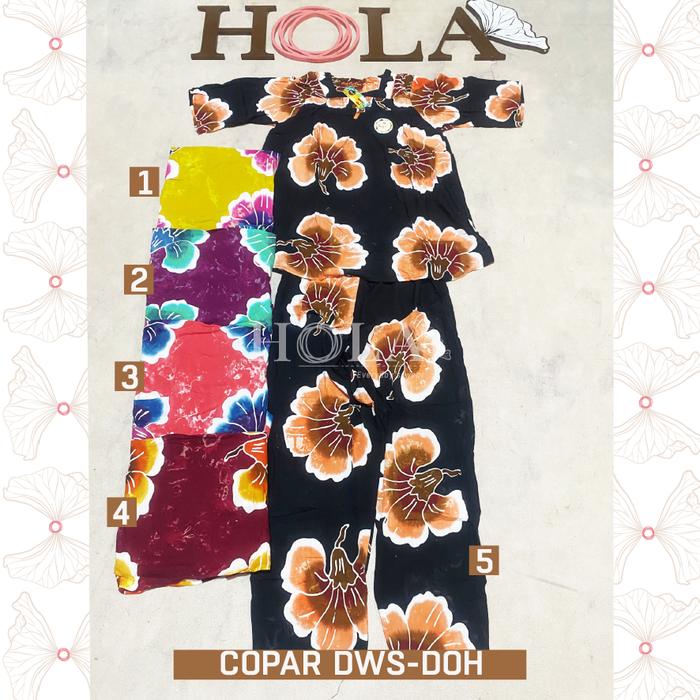 HOLA_FASH | CP DWS BATIK CAP PREMIUM, SETELAN CP DEWASA COPAR