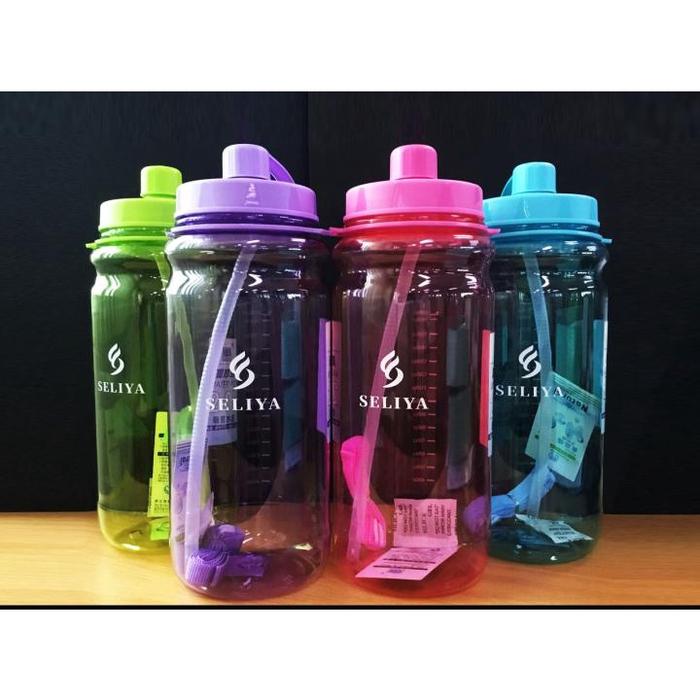 Botol Minum Besar 2000ml SELIYA Big Watter Bottle Tempat Minum 2L 2 Liter My Bottle