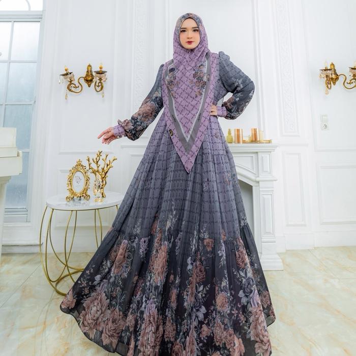 AFIFAH SYARI BY AVRILIA GAMIS PRINTING PREMIUM TERLARIS