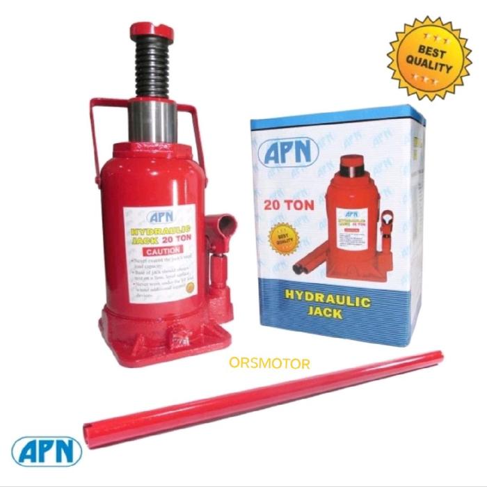 Dongkrak 20 TON + Stang Dongkrak Botol 20 Ton Hydraulic Jack APN