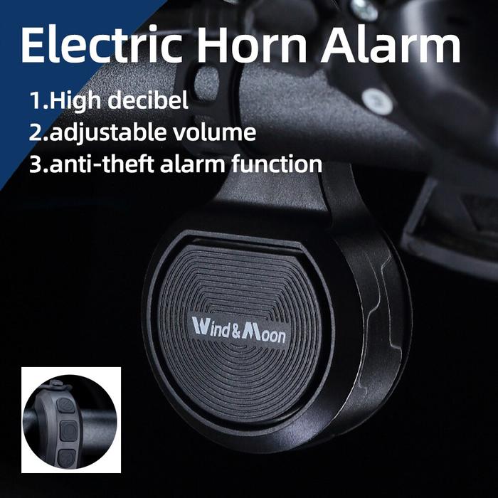 Bicycle Electric Horn Alarm Bell Scooter Ebike MTB Bike Trumpet Alarm