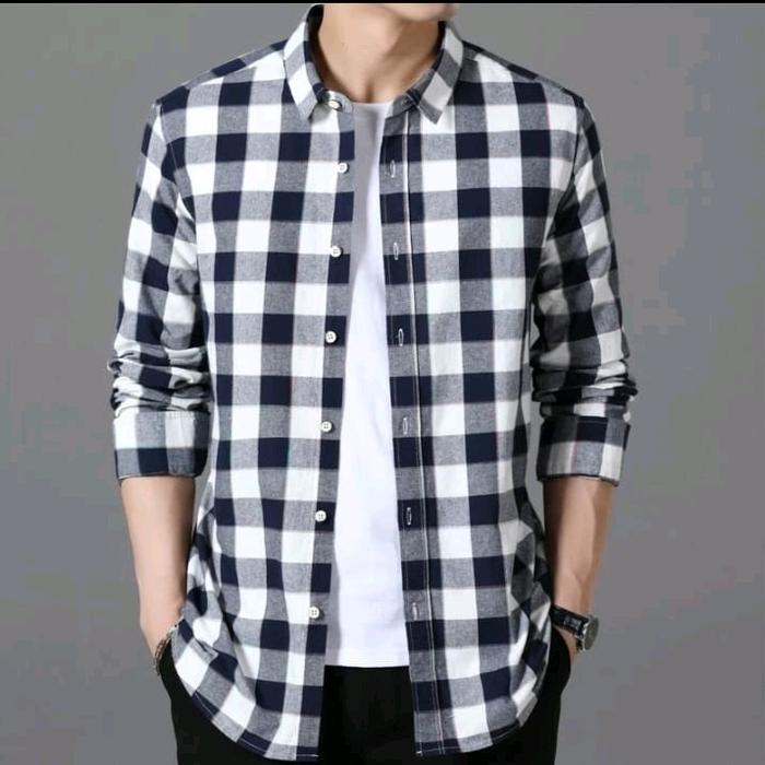 Kemeja Flanel Lengan Panjang Hurley Kualitas Premium Original Ukuran M-L-XL Kotak Pria Casual Red Je