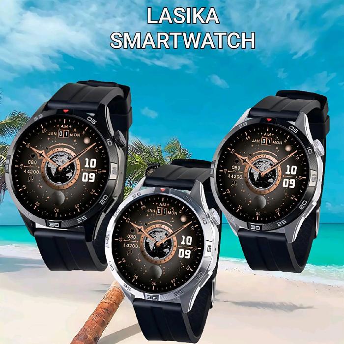 Jam tangan Pria Smartwatch Lasika H02 Original Tahan air,  jam tangan Olahraga Garansi 1thn Jam tang