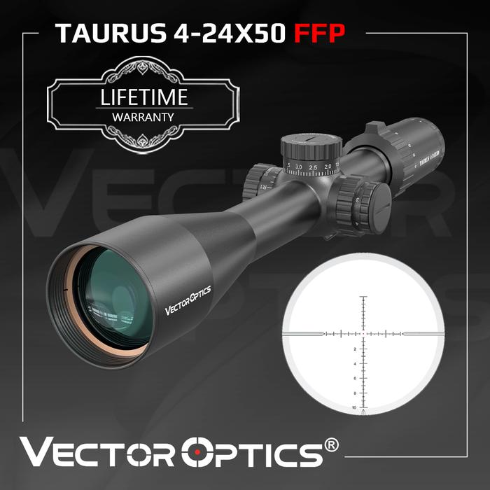 Vector Optics Taurus 3-18/4-24x50 5-30x56 FFP Tactical Riflescope