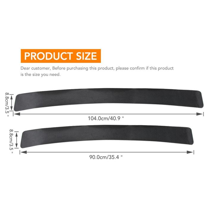 Universal Car Trunk Rear Guard Plate Sticker for Suzuki SX4 SWIFT