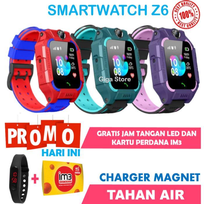 Jam Tangan Anak Imo Z6 Tahan Air Charger Magnet Smartwatch Imo Z6 Imoo Promo !