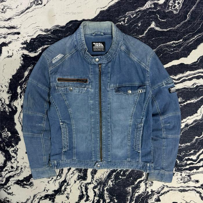 Jacket tora stretch bikers denim size M