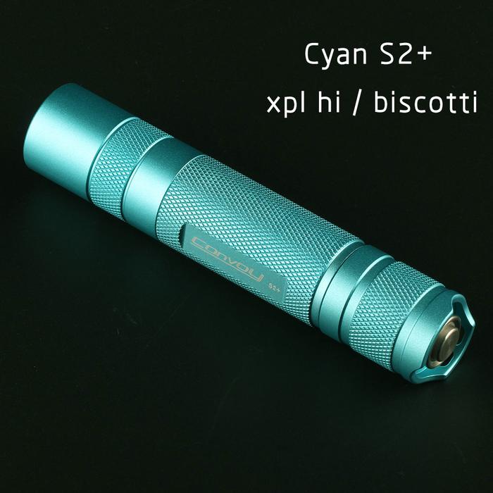 Cyan S2 + Senter, dengan XPL HI Led Di Dalam dan Kaca Berlapis Ar,