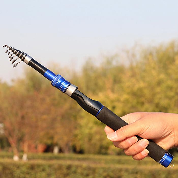 Telescopic Fishing Rod Portable Spinning Ultralight Travel Rod