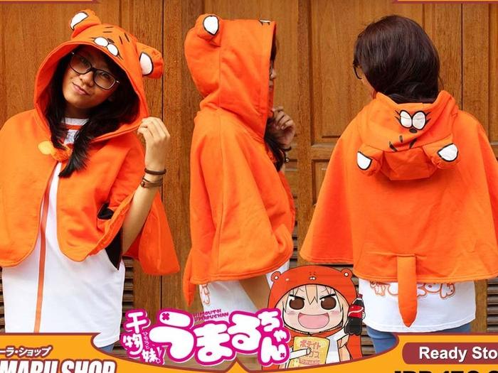 [CAPE UMARU] JUBAH JAKET HOODIE COSPLAY HIMOUTO UMARU CHAN