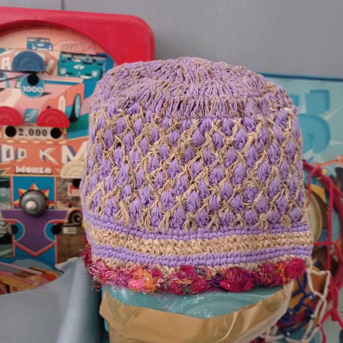 Topi Rajut Korea Fashion merk Pink House