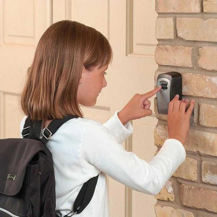 Kotak Brankas Safety Box Dinding 4 Digit Password TS711