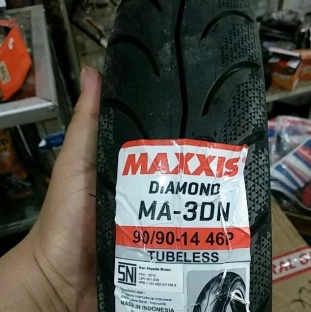 Ban Maxxis Diamond 90/90-14 Tubles/BAN LUAR Maxxis Diamond 90/90-14/Ban Belakang Maxxis Vario150/Ban