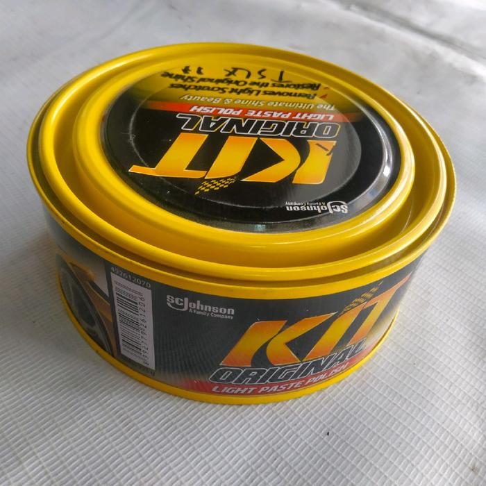 KIT Metallic Car Paste Wax Poles Kompon Pengkilat Kaleng Kuning