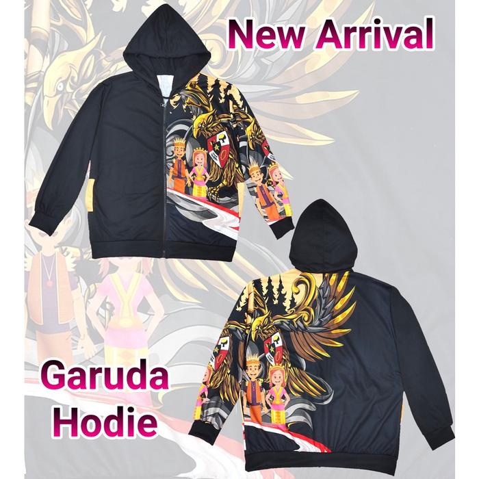 JAKET PRIA PRINTING-JAKET BERKUPLUK JOKOWI KHAS BATIK GARUDA