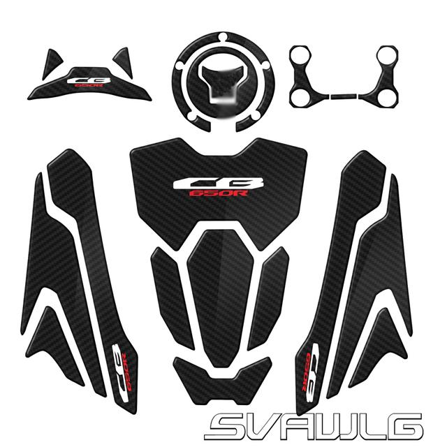 Motorcycle sticker 3D Carbon Sticker Gas Cap Pad Protection