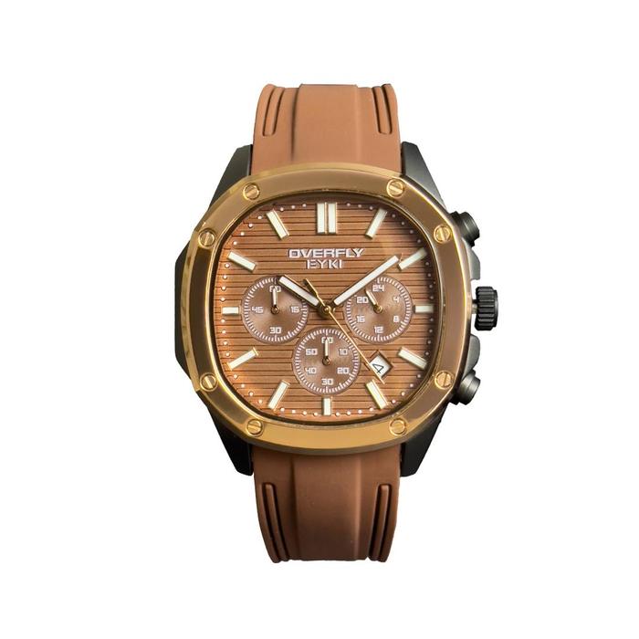Jam Tangan Pria Premium Overfly EYKI 3266 Free BOX & Totebag
