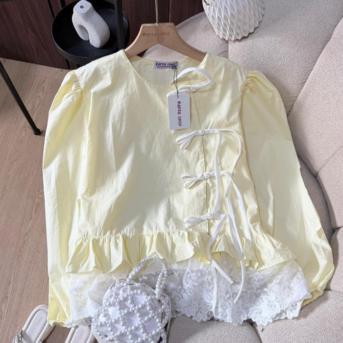 Nalyafa Blouse | Blouse Coquette Wanita - SUN
