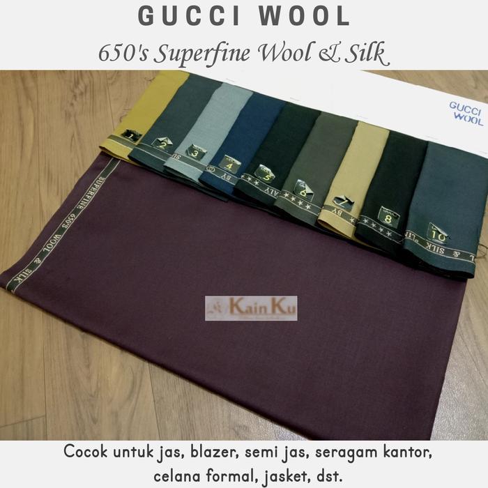 KAIN GUCCI WOOL 650's superfine wool & silk